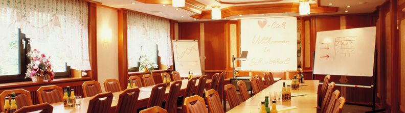 Tagungsraum und Seminarräume im geschäftlichen Ambiente des Hotel zum Löwen Bad Staffelstein